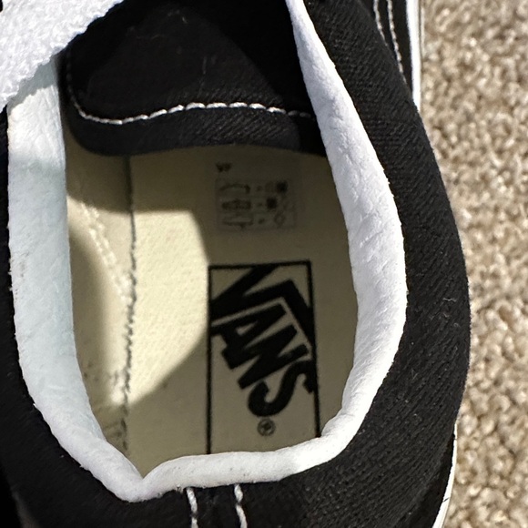 Vans Classic Black and White Low-Tops - Picture 8 of 16